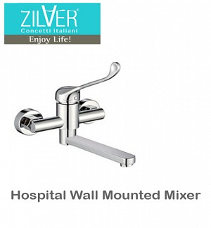 Zilver Hospital Wall Mounted Mixer